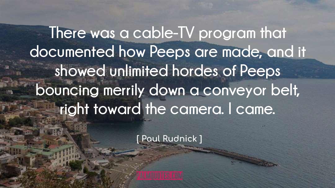 Documented quotes by Paul Rudnick