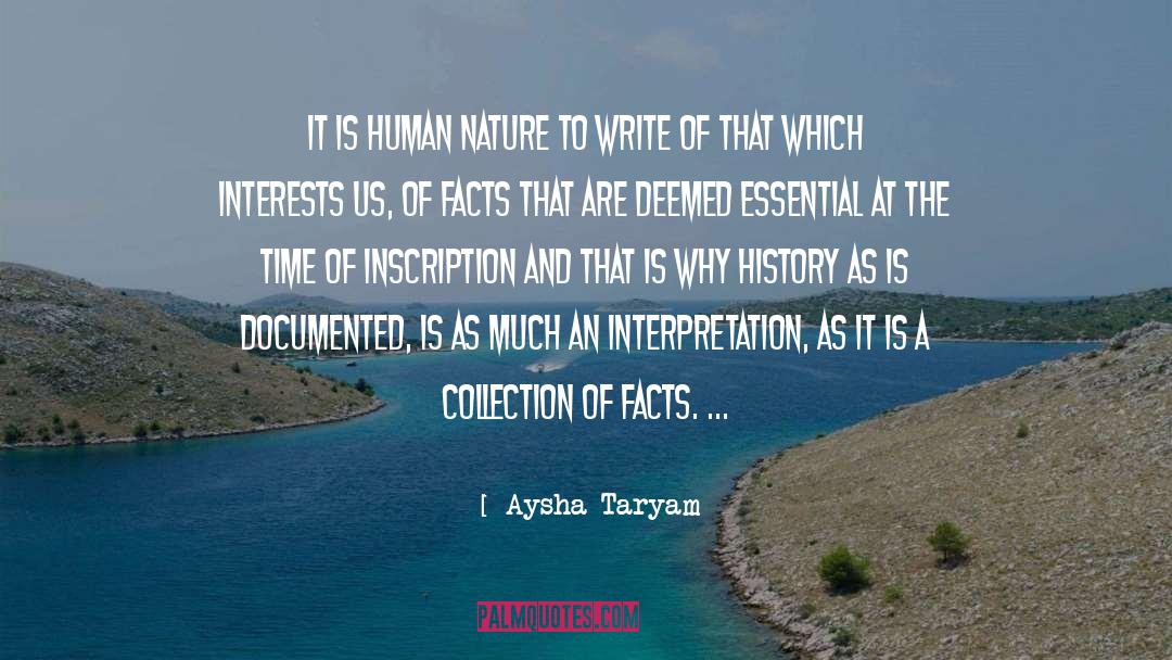 Documented quotes by Aysha Taryam