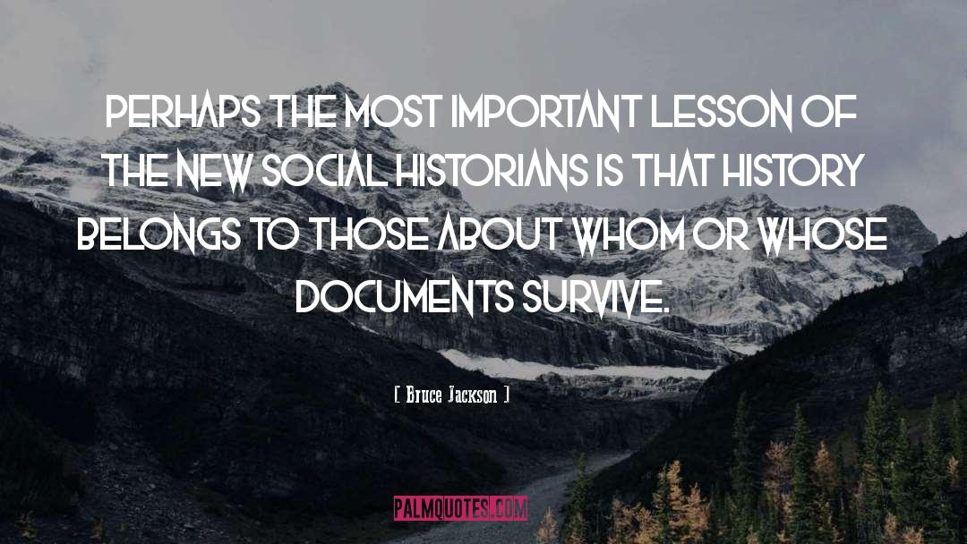 Documents quotes by Bruce Jackson