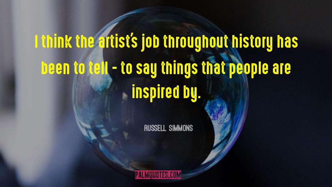 Dodenhoff Artist quotes by Russell Simmons