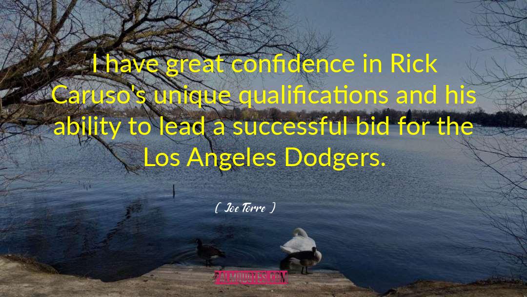 Dodgers quotes by Joe Torre