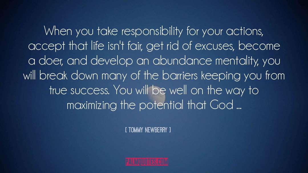 Doer quotes by Tommy Newberry