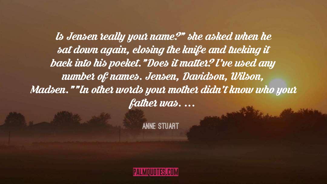 Does It Matter quotes by Anne Stuart