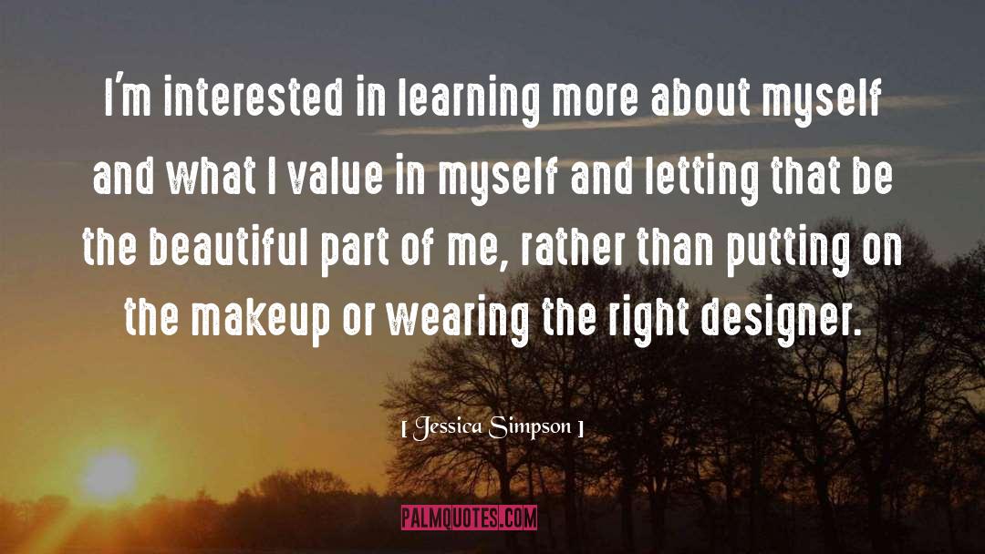 Does Makeup quotes by Jessica Simpson