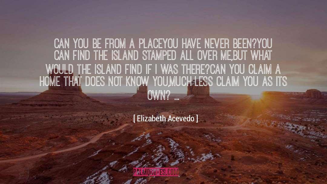 Does quotes by Elizabeth Acevedo