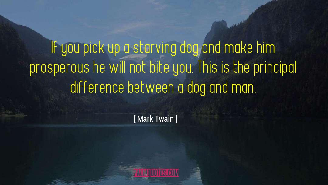Dog And Man quotes by Mark Twain