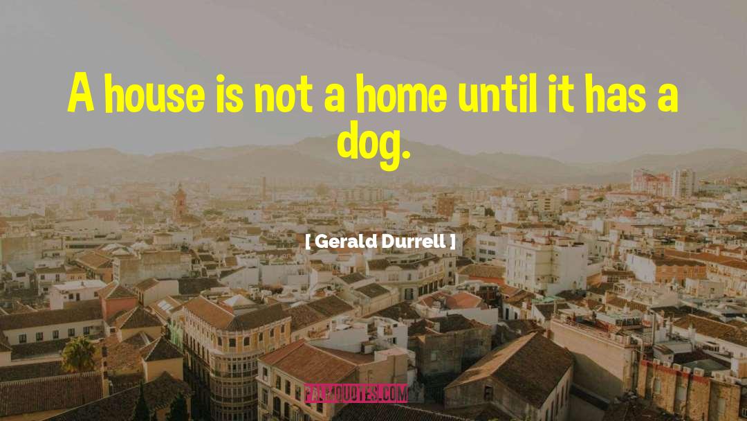 Dog Best Friend quotes by Gerald Durrell