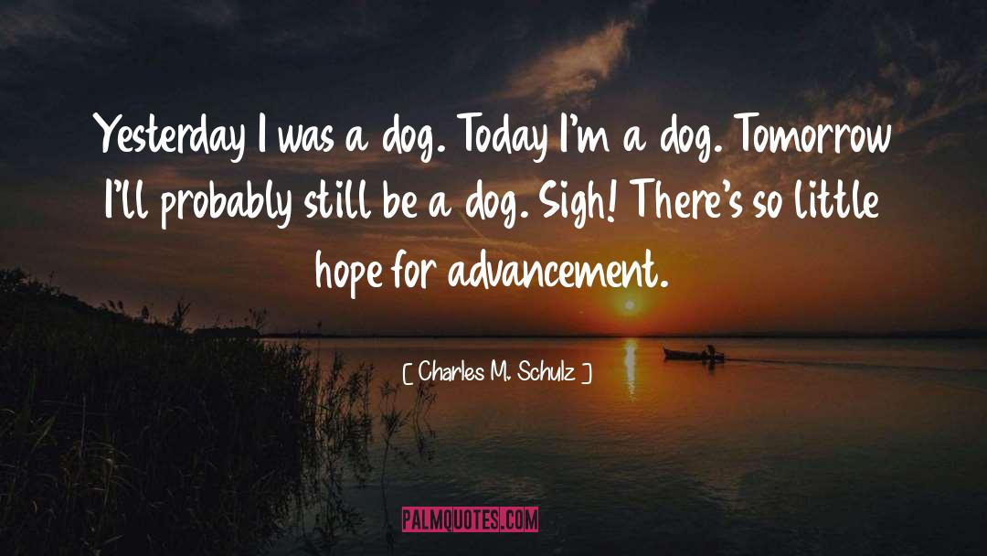 Dog Chilling quotes by Charles M. Schulz