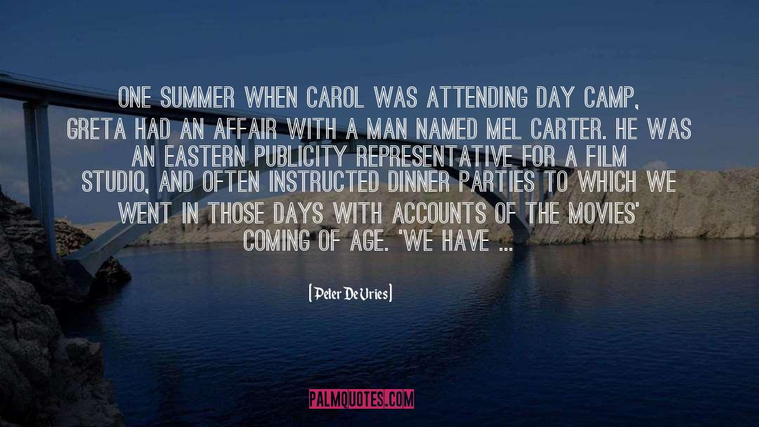 Dog Days Of Summer quotes by Peter De Vries