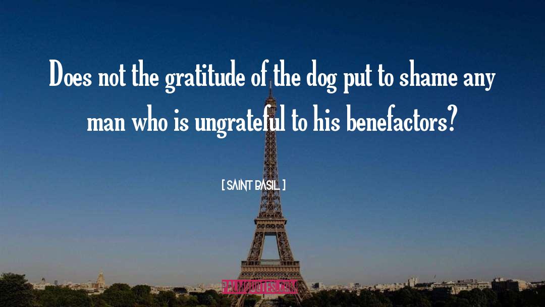 Dog quotes by Saint Basil