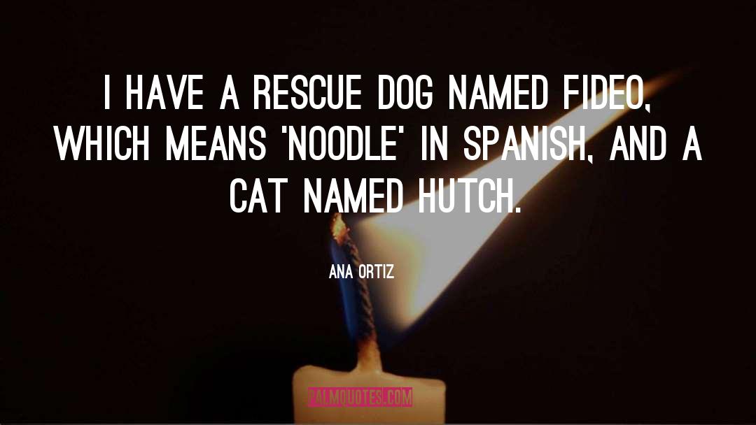 Dog Rescue quotes by Ana Ortiz