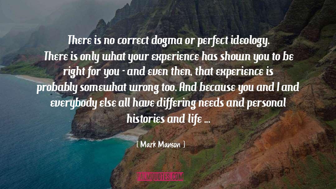Dogma quotes by Mark Manson