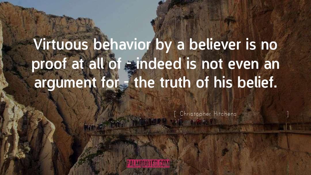 Dogmatic Belief quotes by Christopher Hitchens