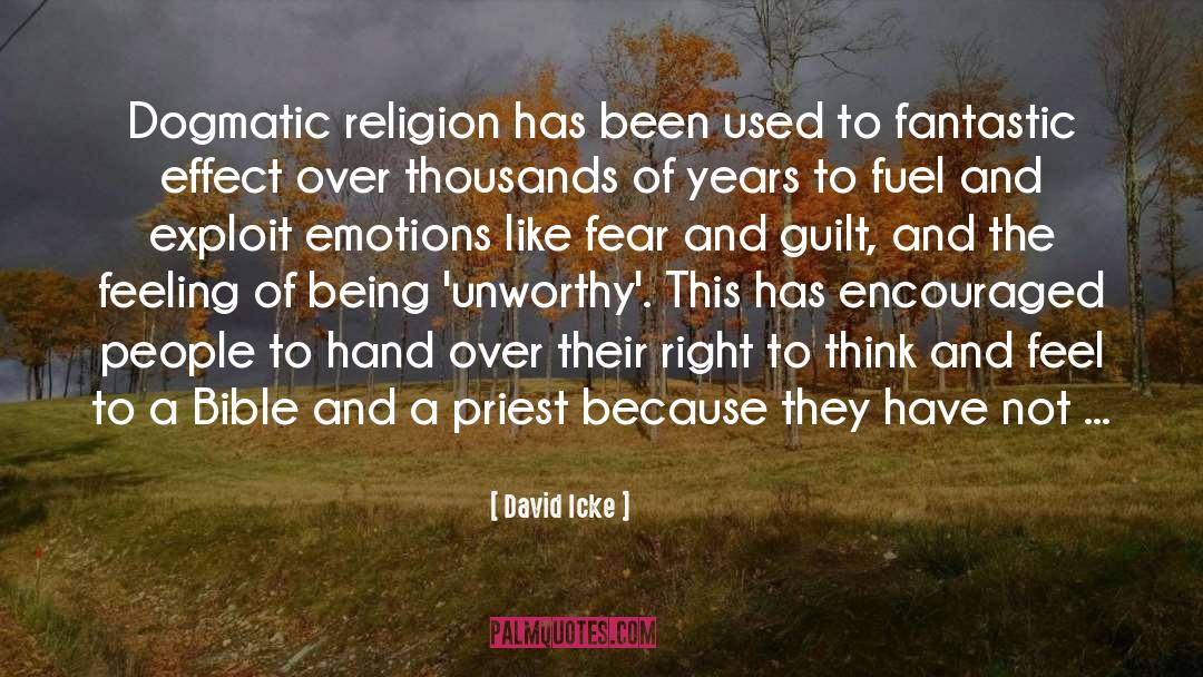 Dogmatic Religion quotes by David Icke