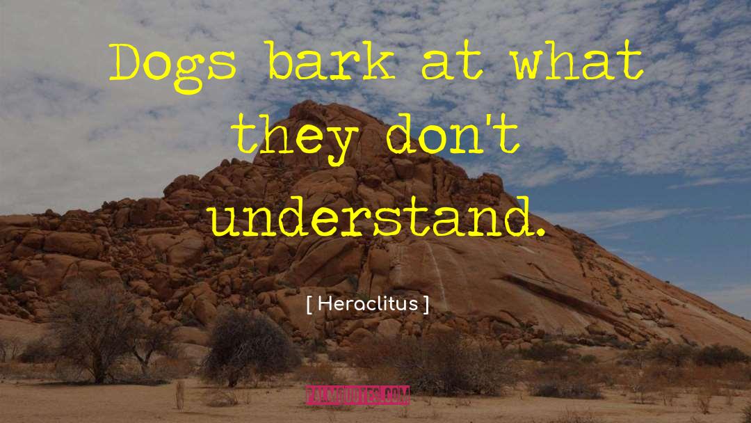 Dogs Dating quotes by Heraclitus