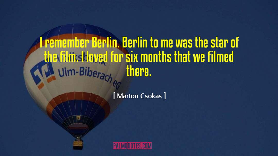 Dogs Of Berlin quotes by Marton Csokas
