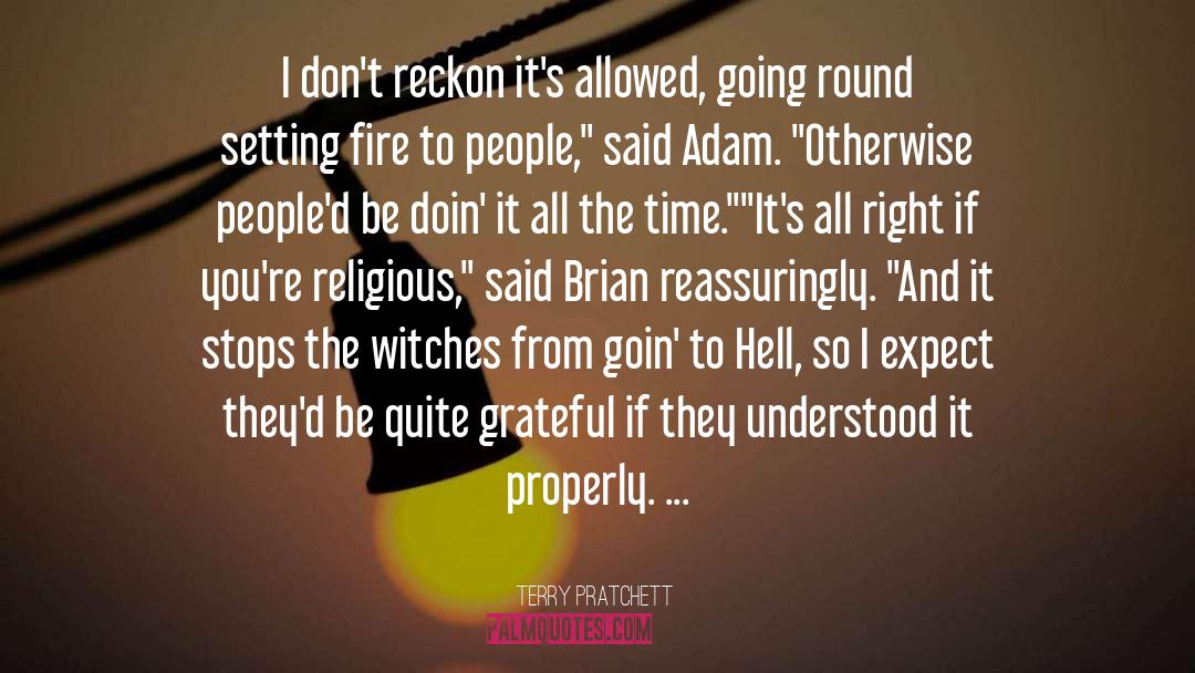 Doin quotes by Terry Pratchett