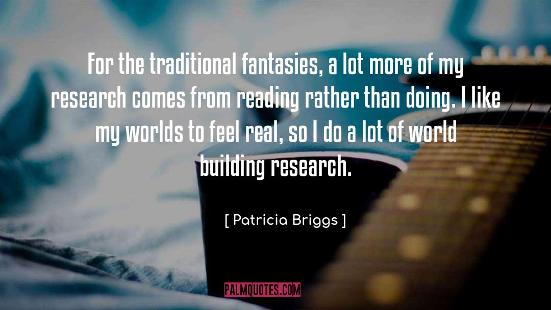 Doing A Lot For Someone quotes by Patricia Briggs