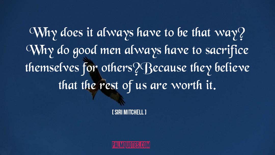 Doing For Others quotes by Siri Mitchell