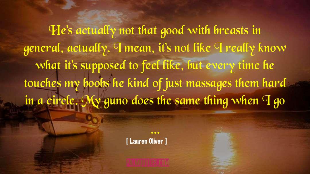 Doing Good For The World quotes by Lauren Oliver