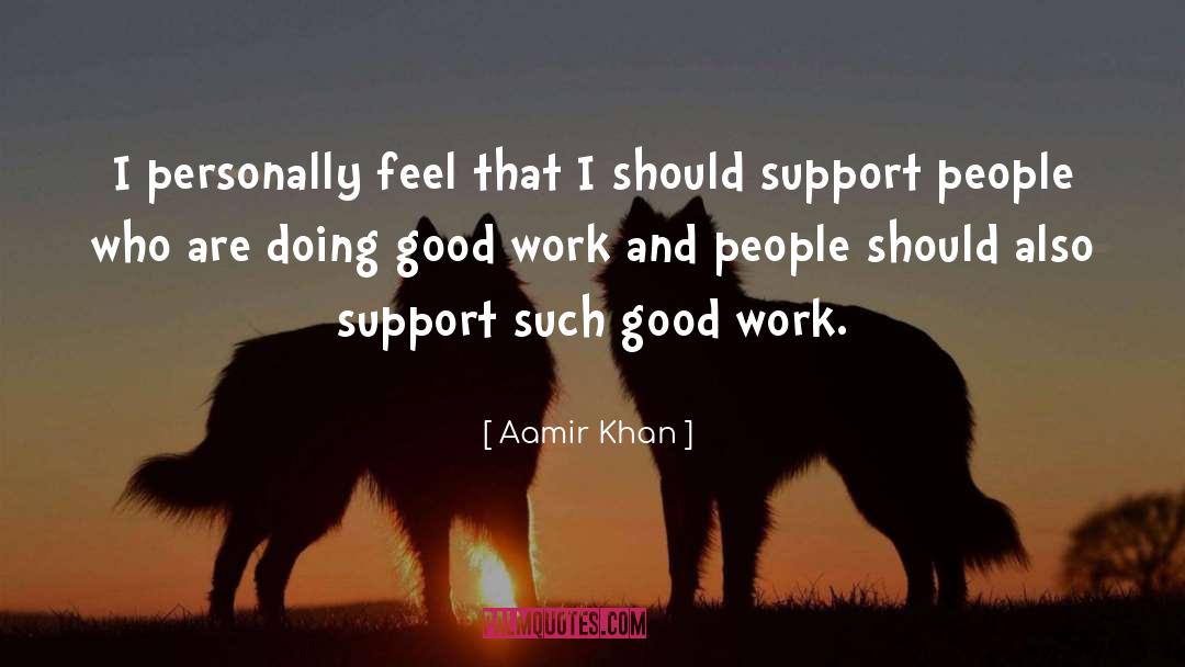 Doing Good quotes by Aamir Khan