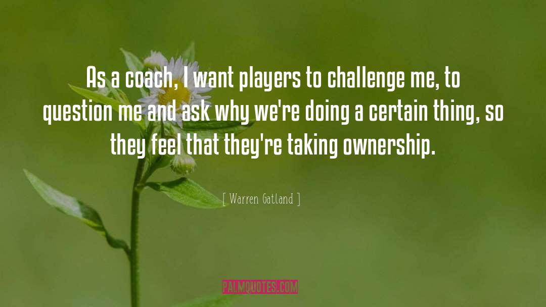 Doing quotes by Warren Gatland