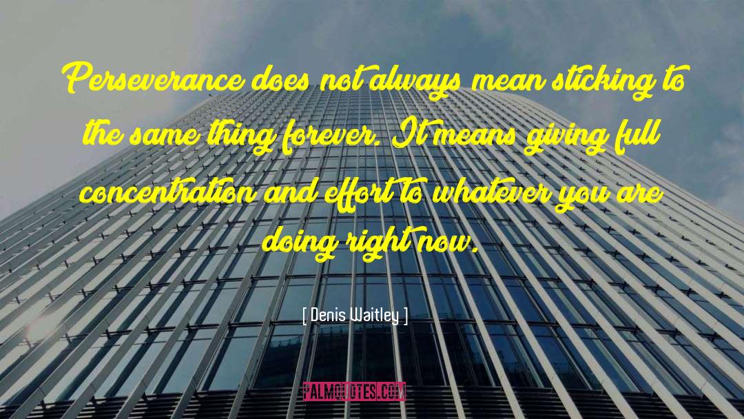 Doing Right quotes by Denis Waitley