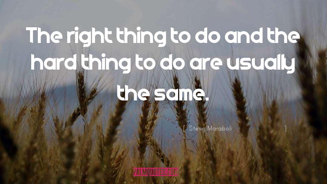 Doing Right quotes by Steve Maraboli