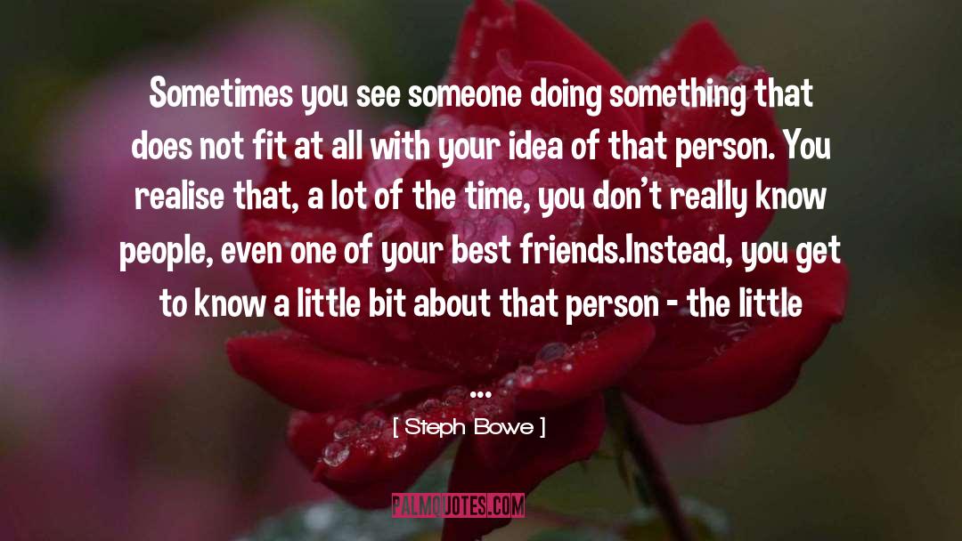 Doing Something Else quotes by Steph Bowe