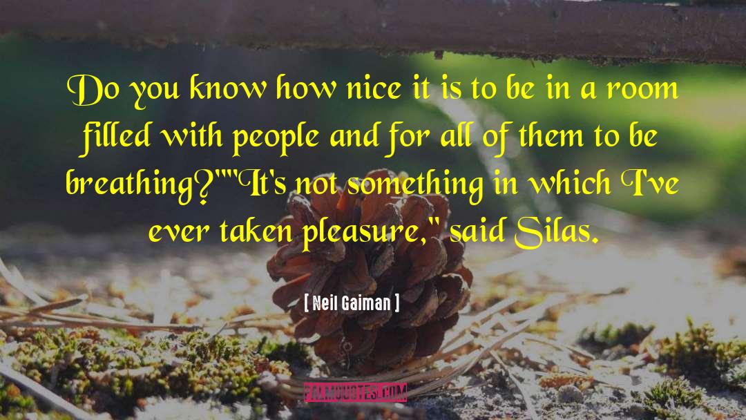 Doing Something Nice For Someone quotes by Neil Gaiman