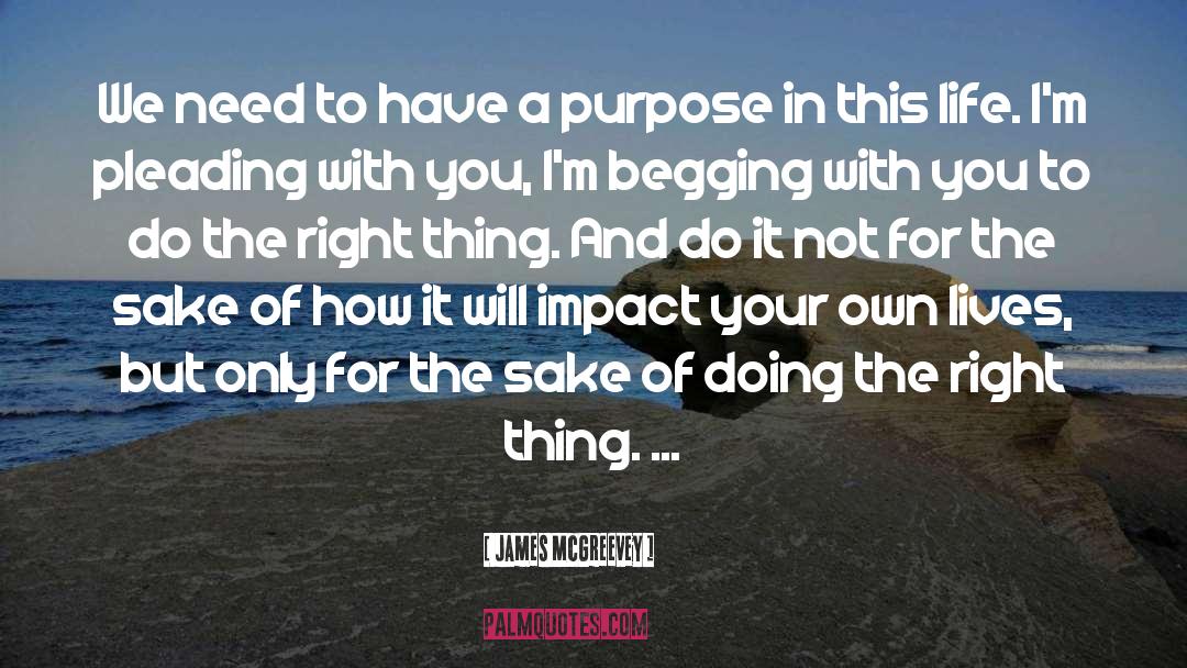 Doing The Right Thing quotes by James McGreevey