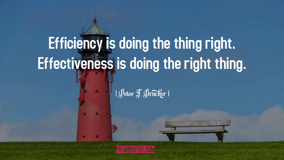 Doing The Right Thing quotes by Peter F. Drucker