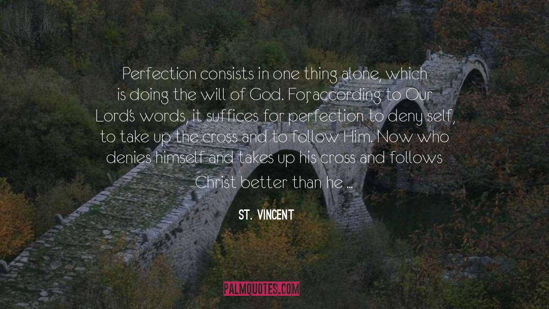 Doing The Will Of God quotes by St. Vincent