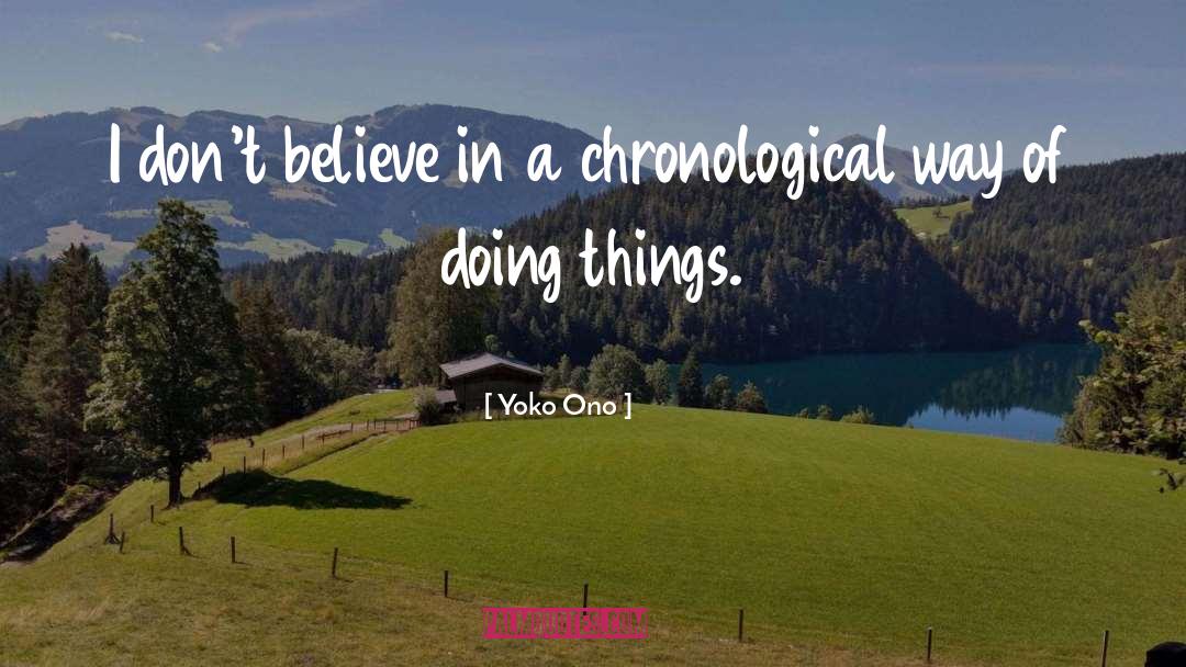 Doing Things quotes by Yoko Ono