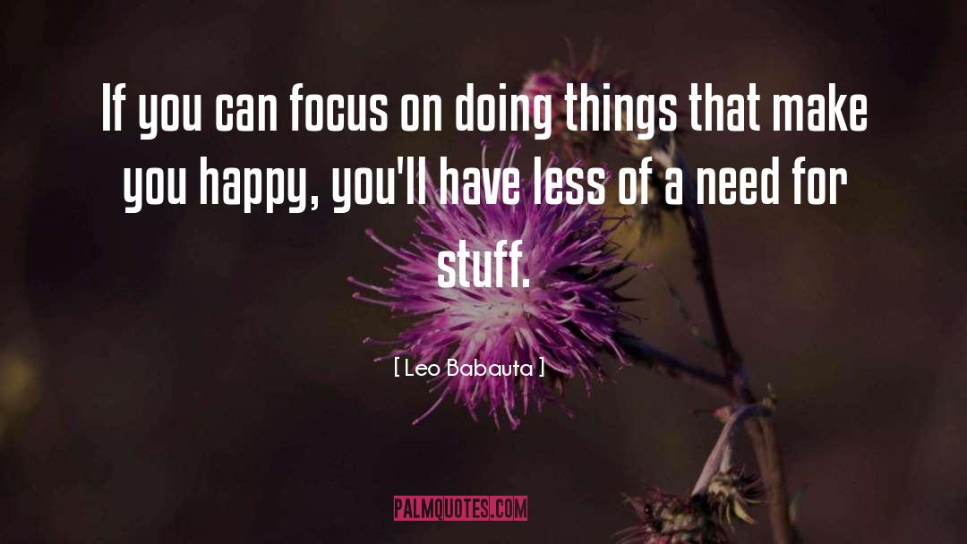 Doing Things quotes by Leo Babauta