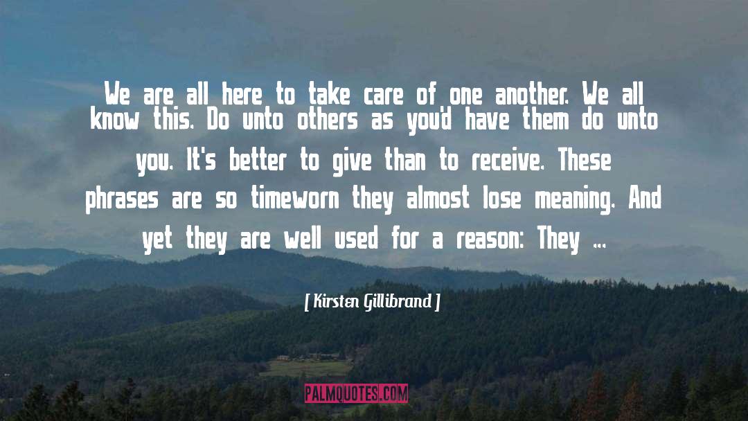 Doing Unto Others quotes by Kirsten Gillibrand