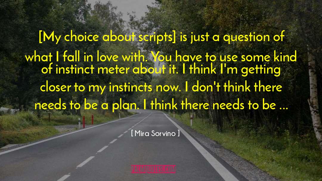 Doing What Needs To Be Done quotes by Mira Sorvino