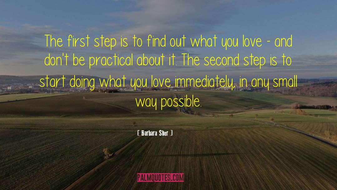 Doing What You Love quotes by Barbara Sher