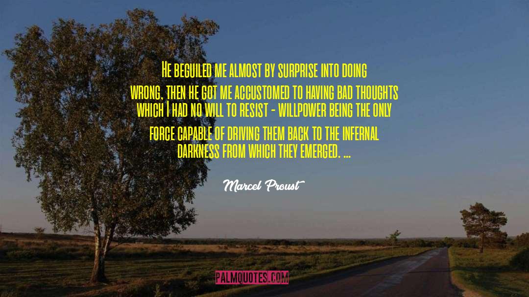 Doing Wrong quotes by Marcel Proust