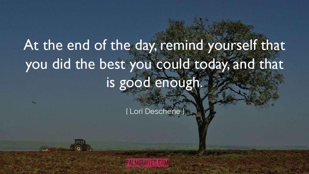 Doing Your Best quotes by Lori Deschene