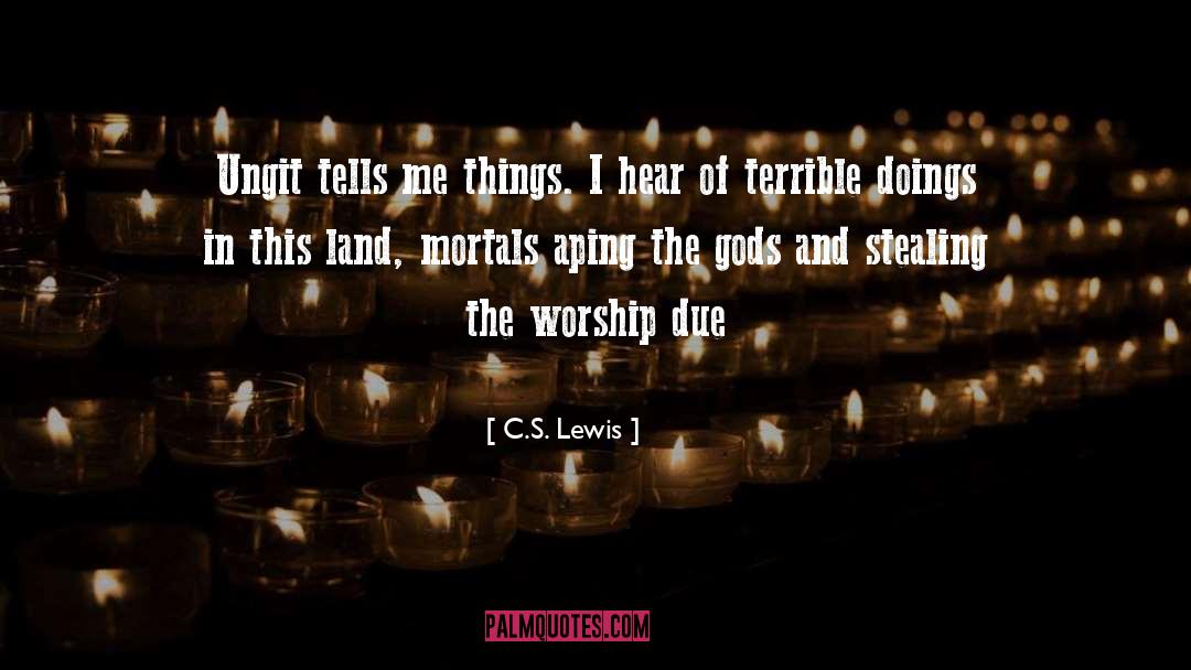 Doings quotes by C.S. Lewis