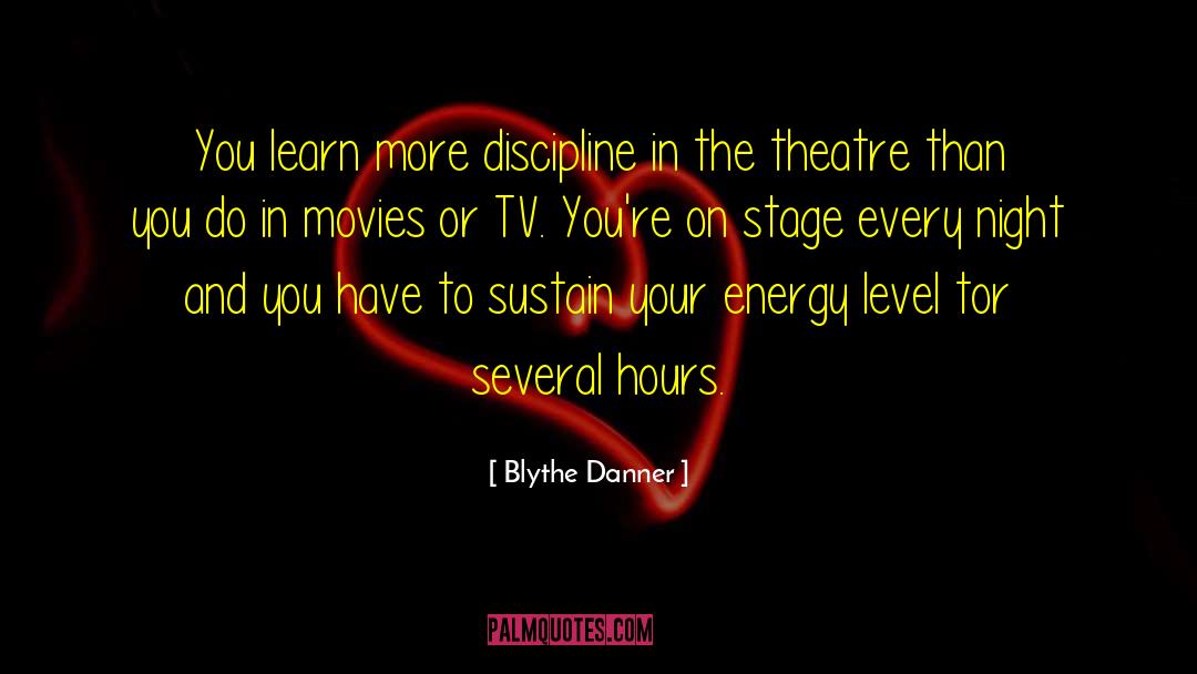 Dolinka B Tor quotes by Blythe Danner