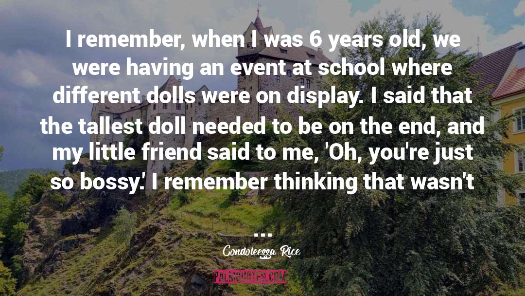 Dolls quotes by Condoleezza Rice