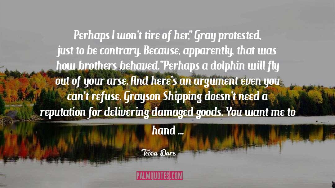 Dolphin quotes by Tessa Dare