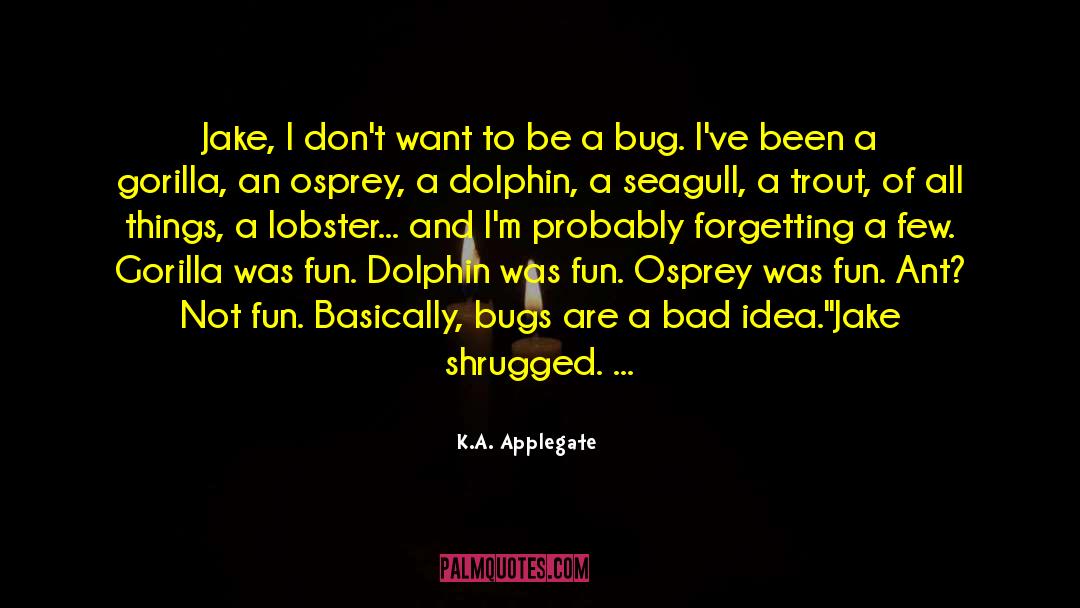 Dolphin quotes by K.A. Applegate