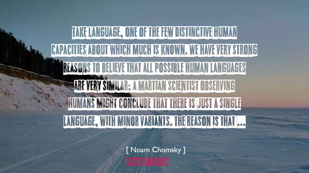 Dolphins And Humans quotes by Noam Chomsky