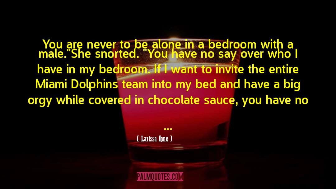 Dolphins quotes by Larissa Ione