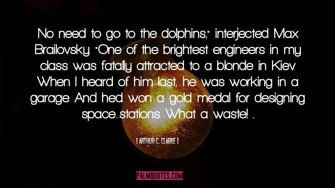 Dolphins quotes by Arthur C. Clarke