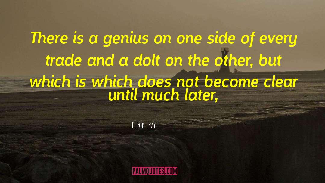 Dolt quotes by Leon Levy