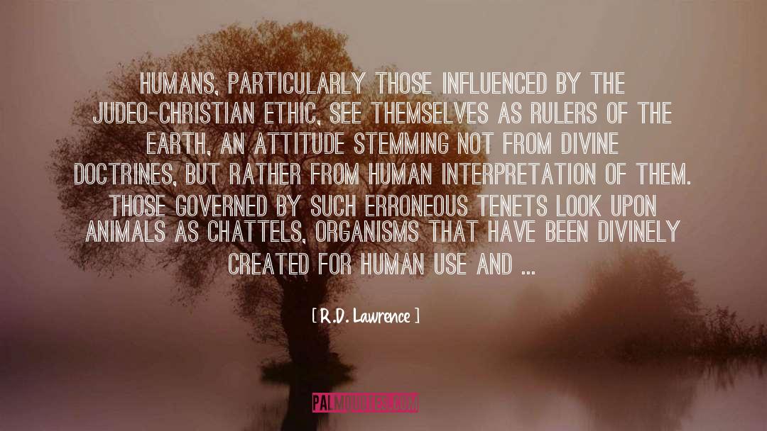 Domestic Animals quotes by R.D. Lawrence